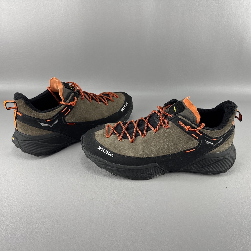 Salewa Dropline Hiking Shoes Mens Size 11 Suede Leather Utility Gorpcore Outdoor